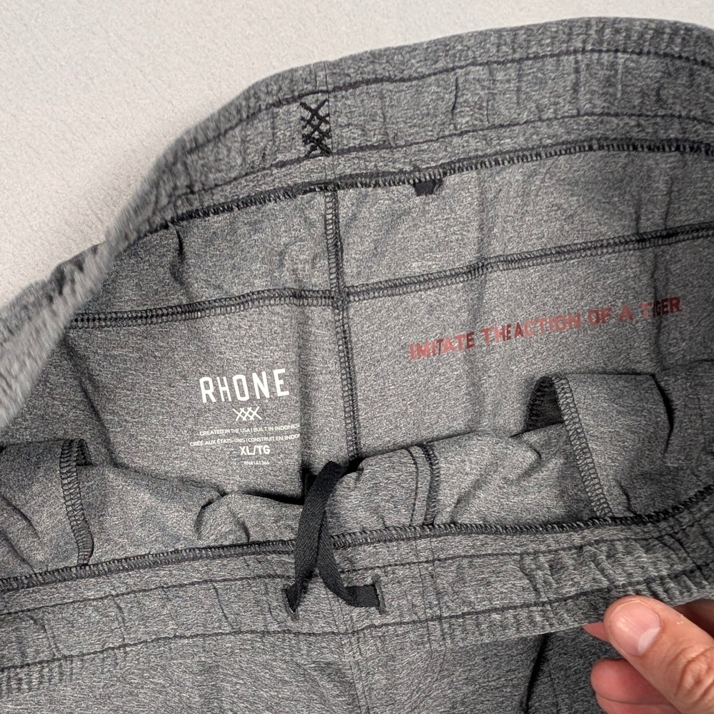 Rhone All Around Jogger Mens XL Gray Heathered Tapered Performance Sweatpants - Picture 2 of 9